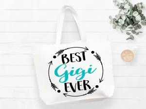 Gigi Tote Bag | Grandma Gifts | Gigi Gifts | Gigi Christmas Gift | Christmas Gift from Grandkids