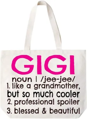 Gigi Tote Bag | Grandma Gifts | Gigi Gifts | Gigi Christmas Gift | Christmas Gift from Grandkids