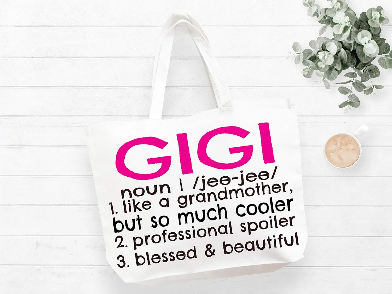 Gigi Tote Bag | Grandma Gifts | Gigi Gifts | Gigi Christmas Gift | Christmas Gift from Grandkids