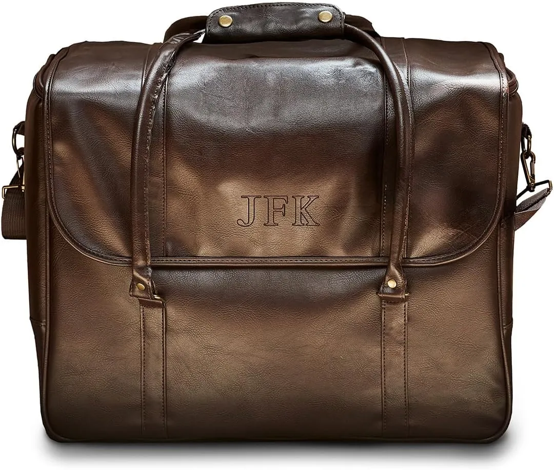 Graham Weekender Bag - Whiskey Bottle Carrier, Travel Bag for Whiskey Lovers, Perfect for Weekends and Parties