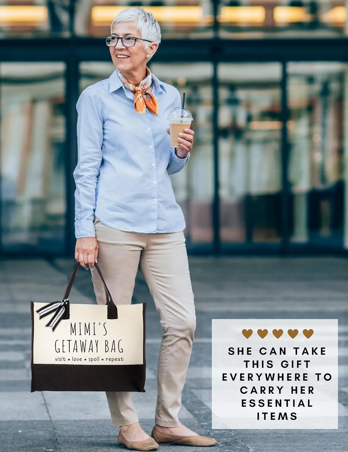 Grandma Gifts - Gifts for Grandma from Grandchildren - Canvas Tote Bag