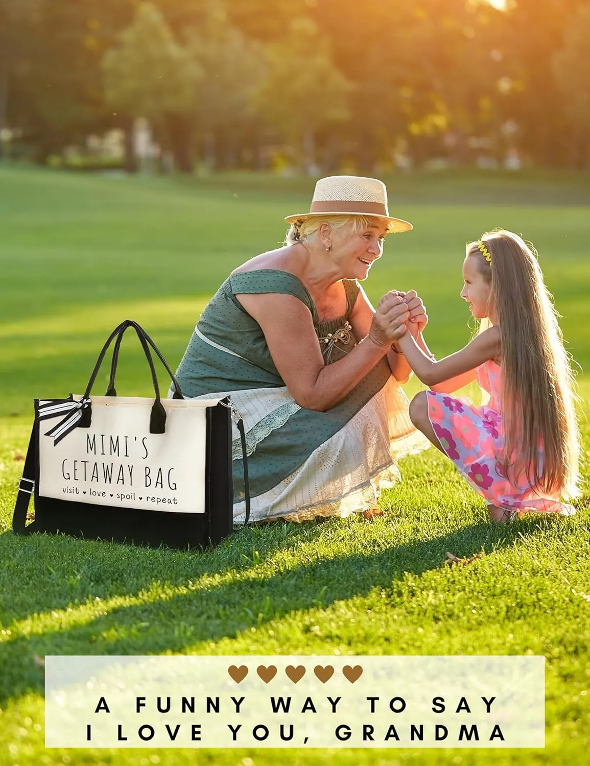 Grandma Gifts - Gifts for Grandma from Grandchildren - Canvas Tote Bag