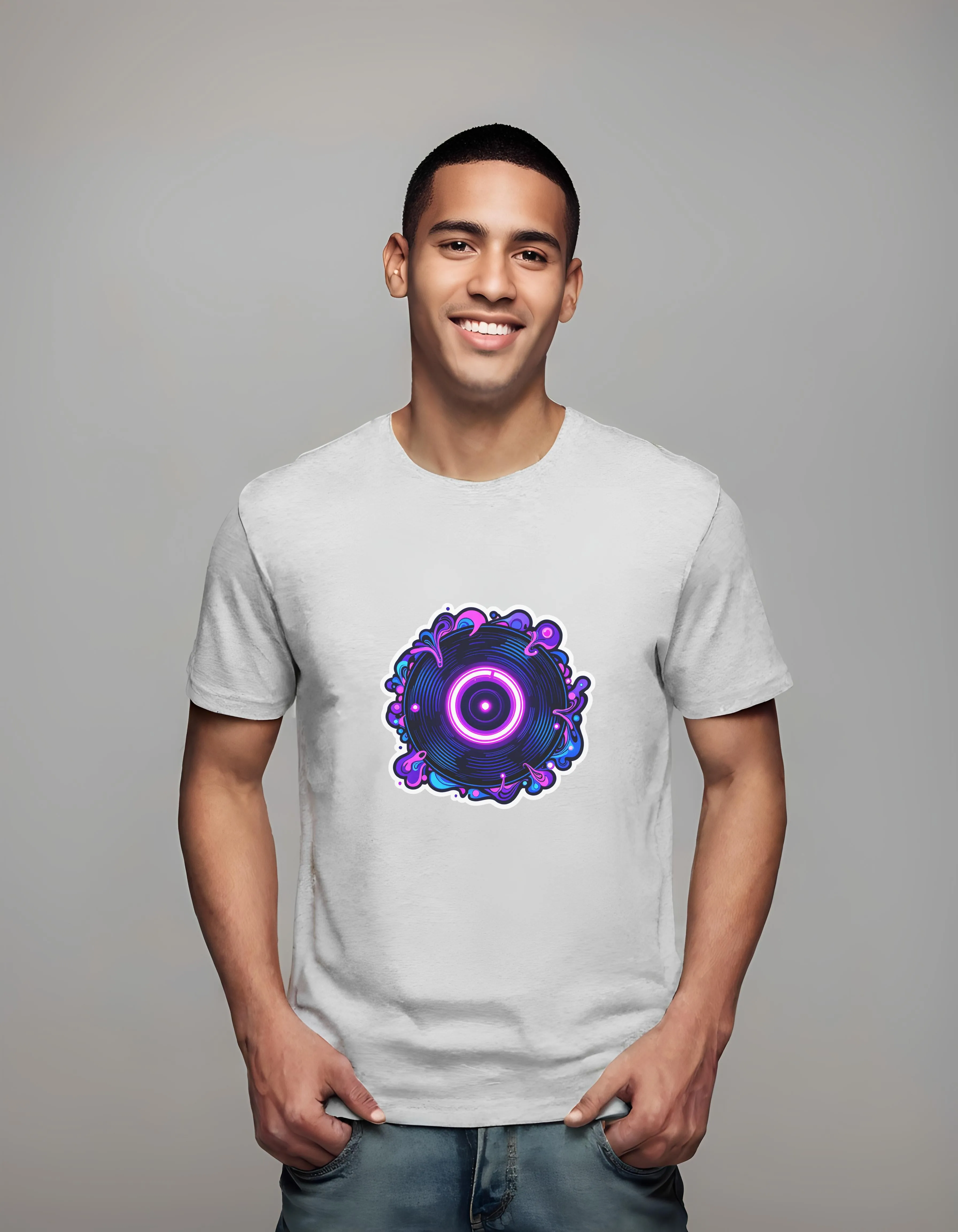 Groovy Vinyl Vibes | Classic T-Shirt (Unisex)