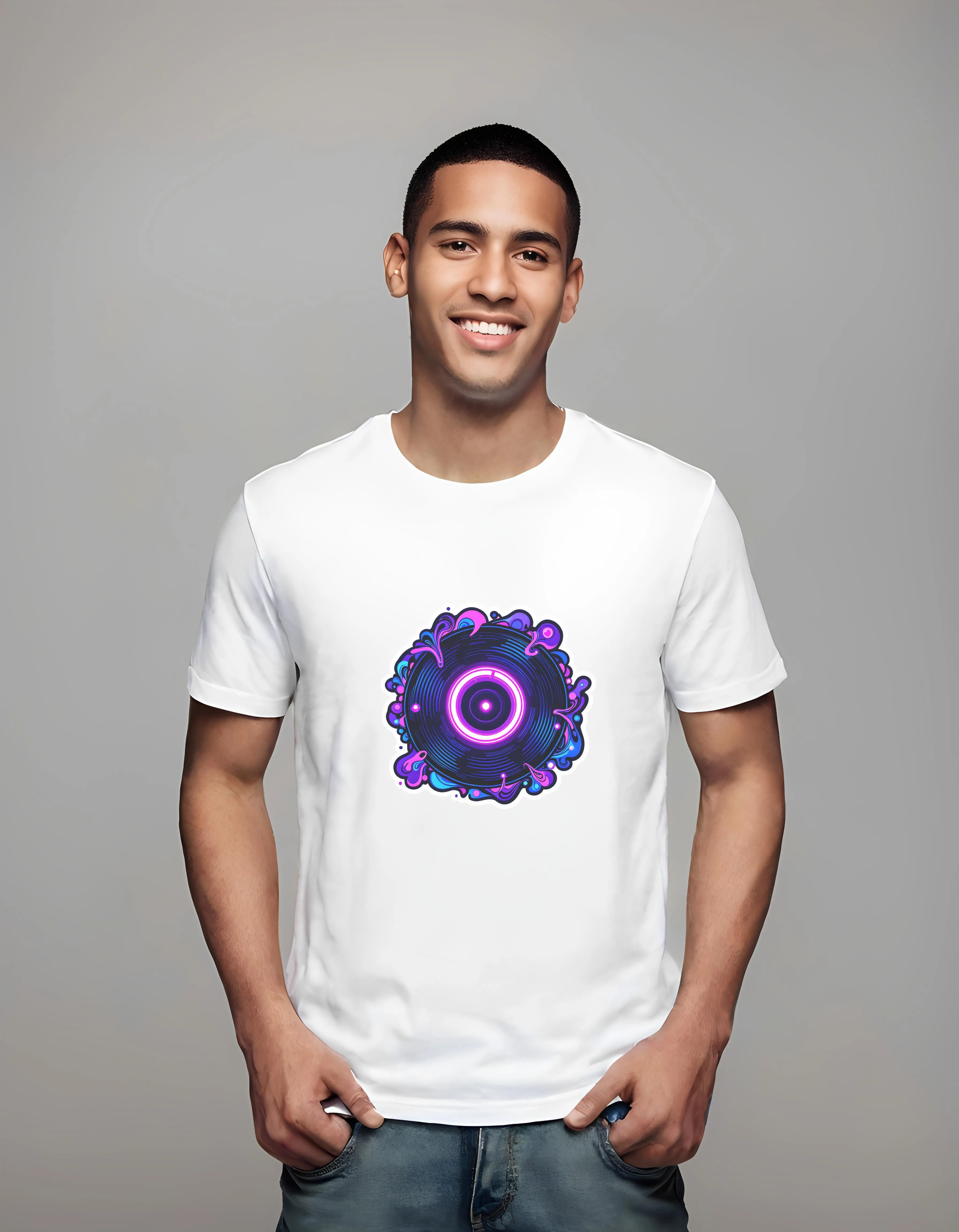 Groovy Vinyl Vibes | Classic T-Shirt (Unisex)
