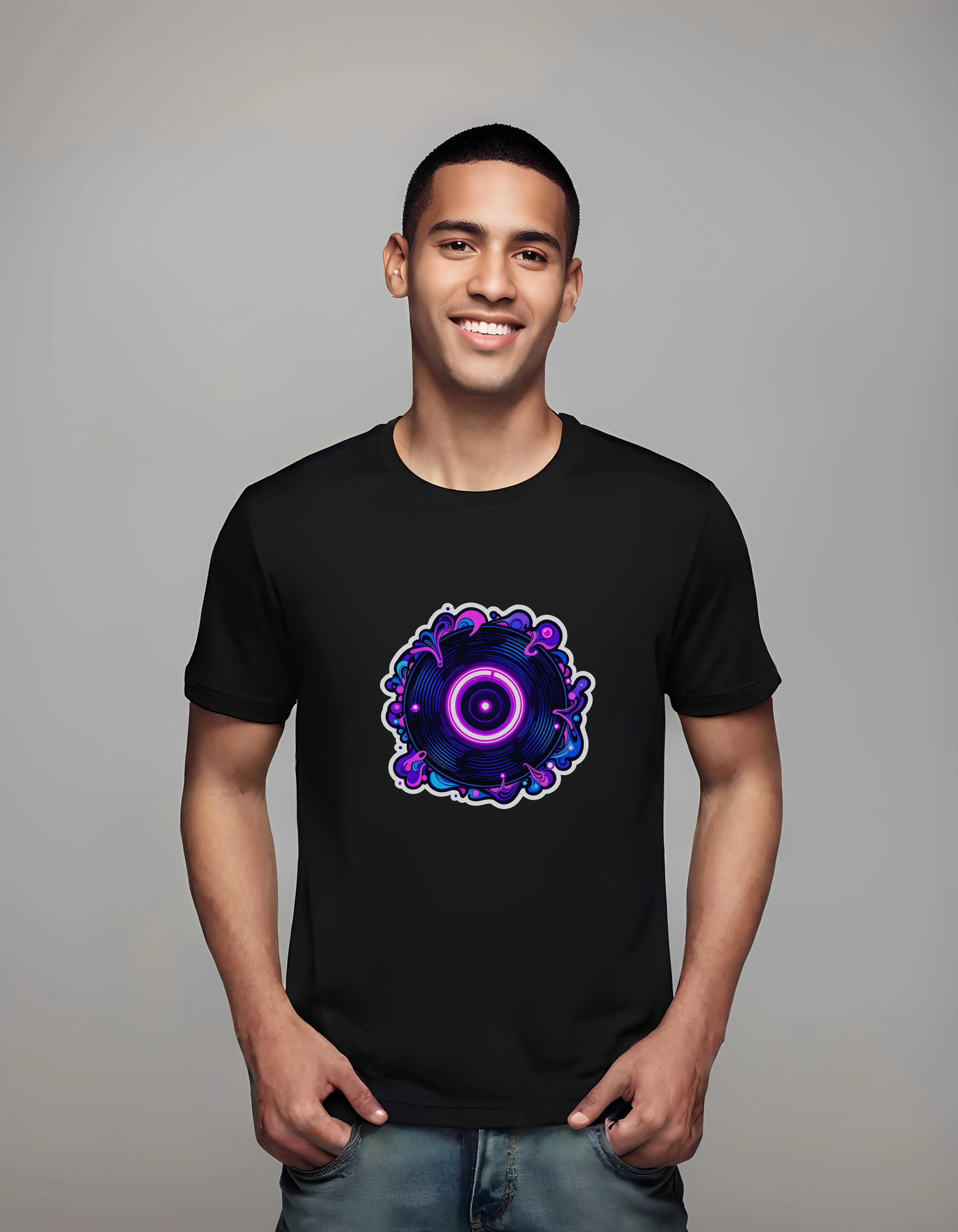 Groovy Vinyl Vibes | Classic T-Shirt (Unisex)