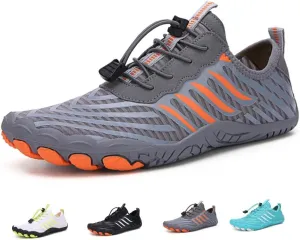 Grounded Footwear for Women, Grounded Footwear for Men with Neuropathy, Grounded Hike Barefoot for Womens Mens Waterproof Trail Running Healthy & Non-Slip Barefoot Shoes