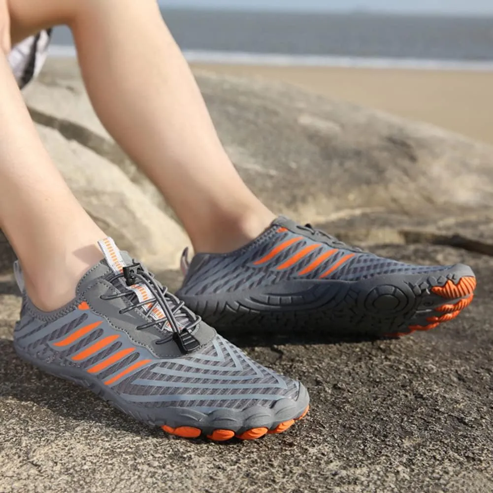 Grounded Footwear for Women, Grounded Footwear for Men with Neuropathy, Grounded Hike Barefoot for Womens Mens Waterproof Trail Running Healthy & Non-Slip Barefoot Shoes
