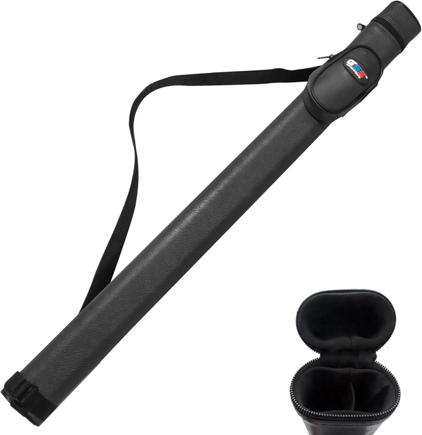 GSE Games & Sports Expert Billiard Cue Cases, 1x1 Deluxe Hard Billiard Pool Cue Stick Carrying Case, Pool Billiards Accessories (Several Colors Available)