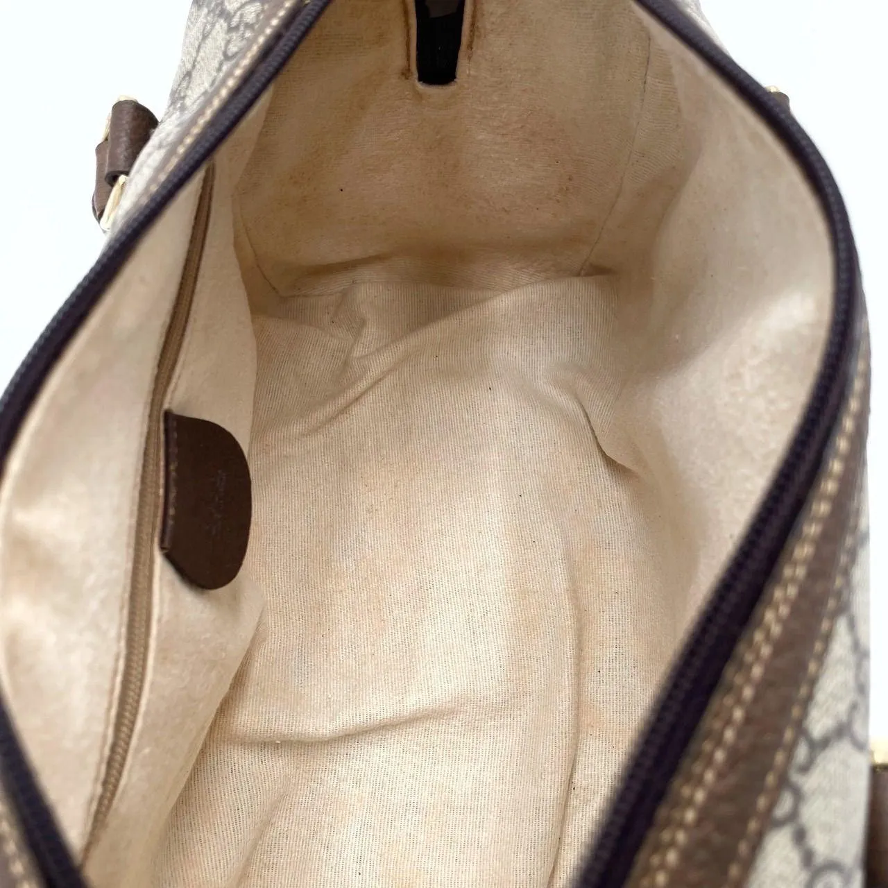 Gucci GG Sherry Supreme Ophidia 2Way Crossbody Web Canvas Boston Bag