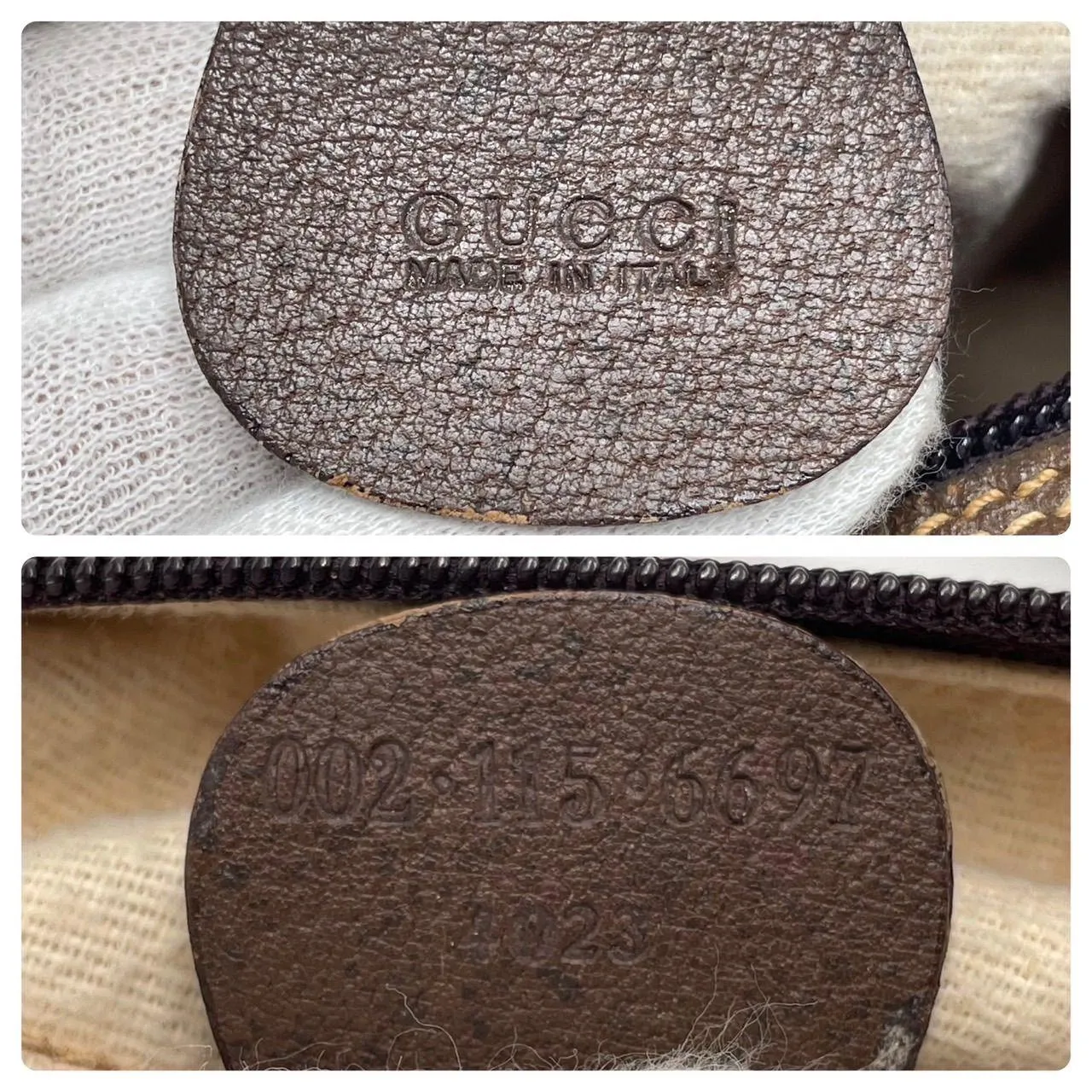 Gucci GG Sherry Supreme Ophidia 2Way Crossbody Web Canvas Boston Bag
