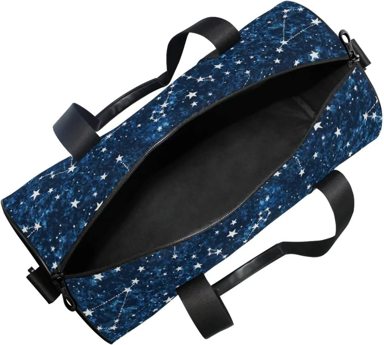 Gym Bag for Women and Men Small Duffel Bag for Sports Travel Weekender Overnight Vacation Beach Lightweight Carry on Bag for Boys Girls Constellation Blue