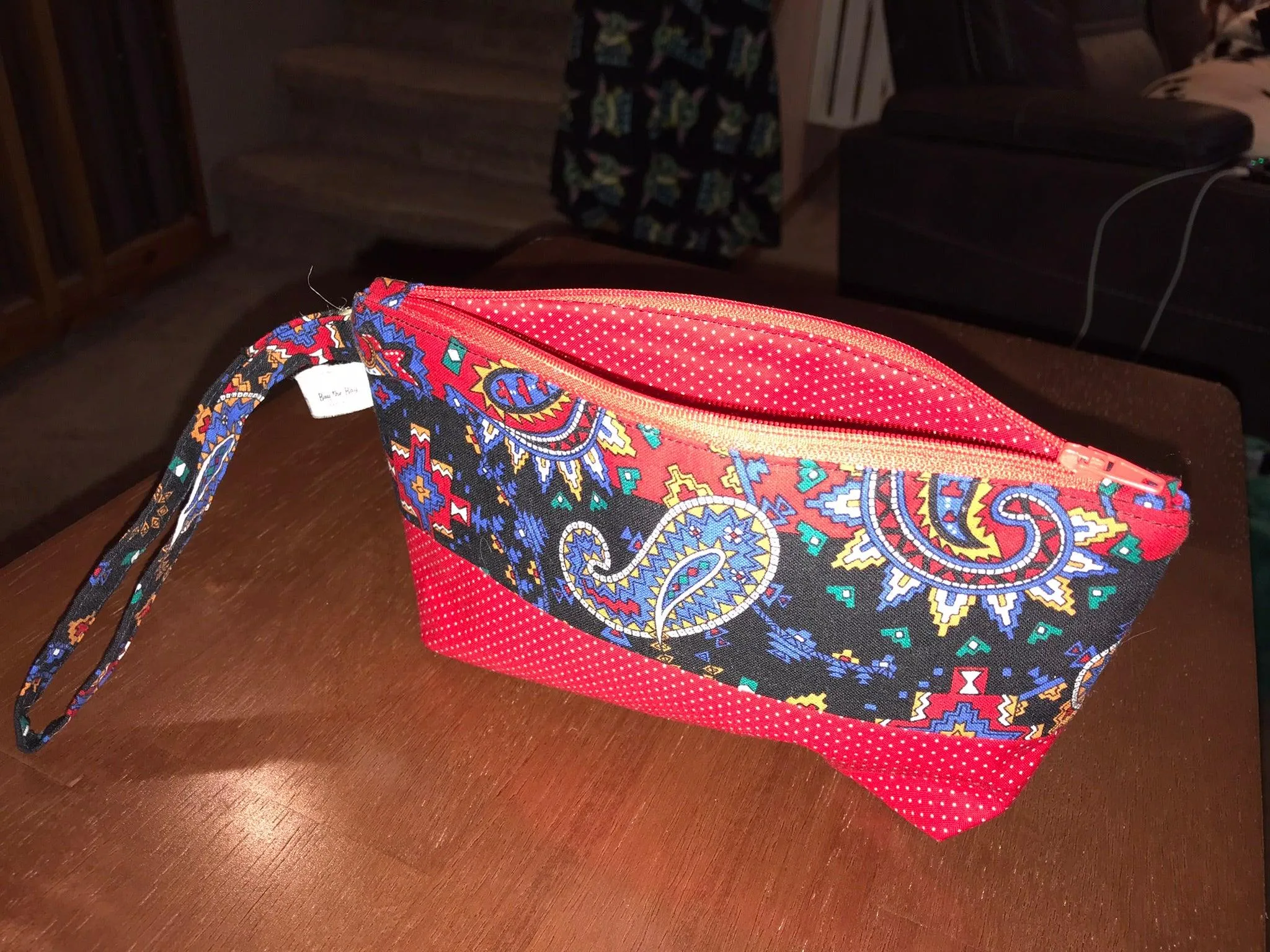 Hand-Crafted Wristlet Tote