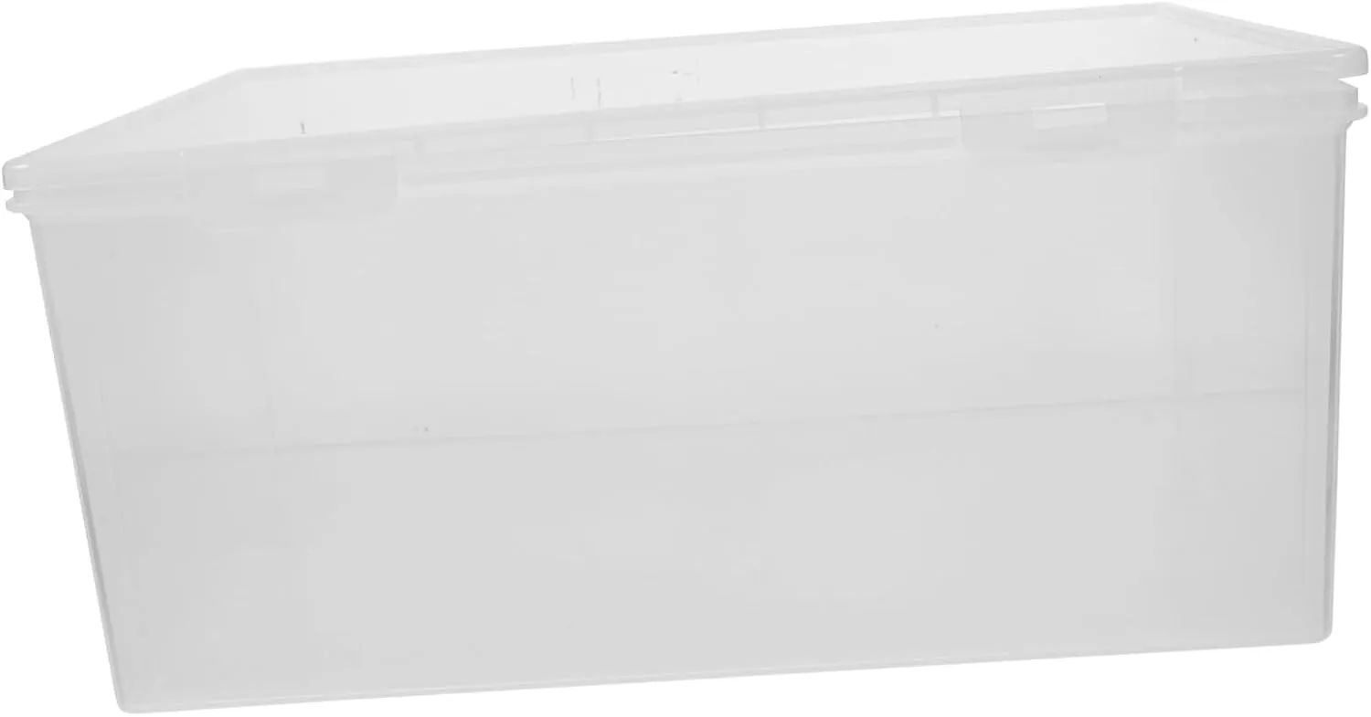 Happyyami CD Storage Box Transparent Dustproof Organizer for Dvds Music Discs Game Discs and Driver Discs Plastic Easy Open and Close Protective for Disc