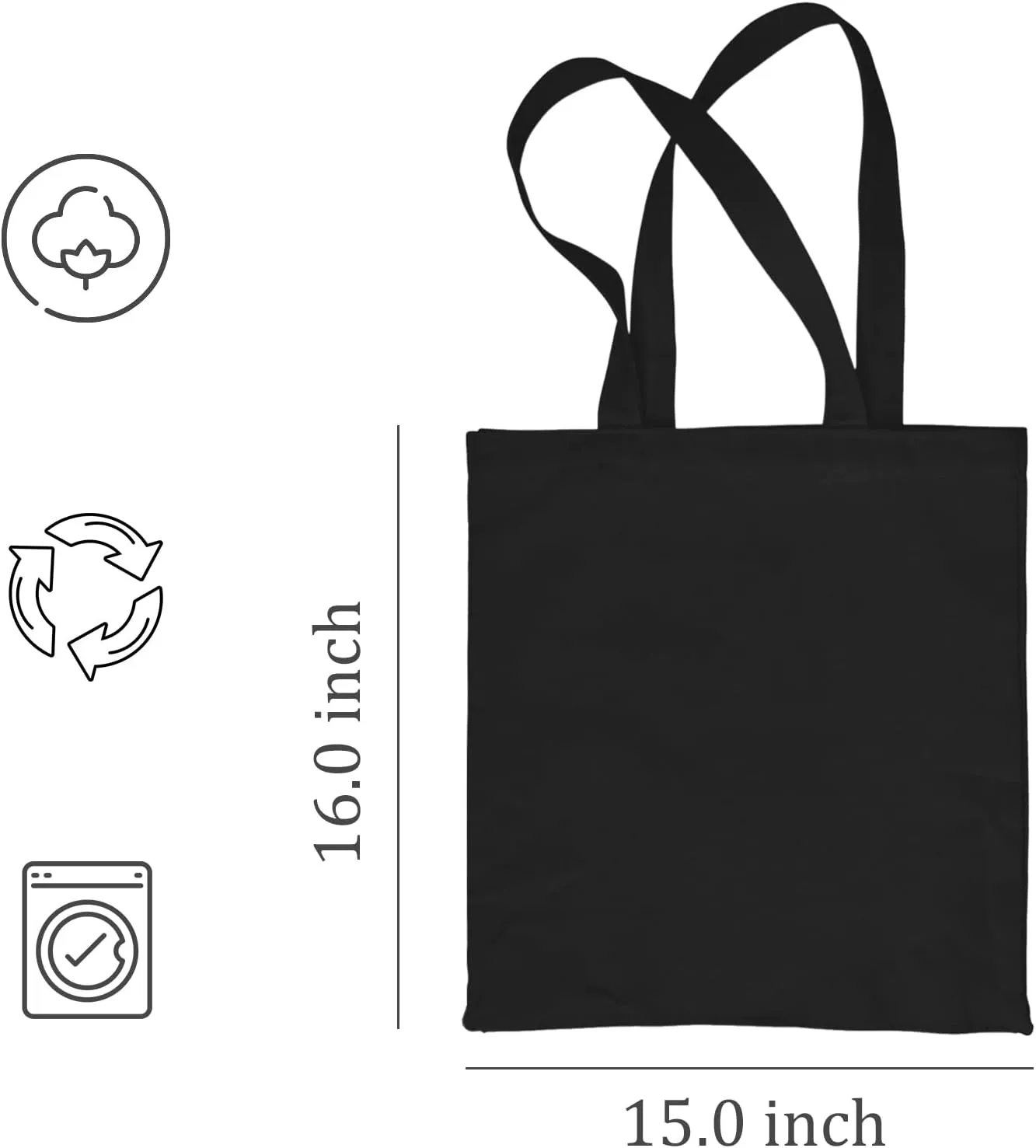 Haukea Aesthetic Canvas Tote Bag for Women Cute Cloth Trendy Tote Bags with Zipper Pockets Cotton Graphic Tote Bag