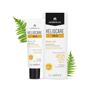 Heilo-care 360º Water Gel SPF 50  PA     Sunscreen | Ultra-Light, Hydrating Sunscreen for Dry & Dehydrated Skin | Hyaluronic Acid | Water & Sweat Resistant | No White Cast | 50ml