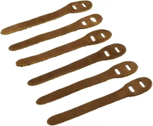 Hide & Drink, Set of 6 Rustic Zipper Pulls Replacements, Tags for Backpacks, Jackets, Wallets, Luggage and Bags, Full Grain Leather, Handmade, Swayze Suede