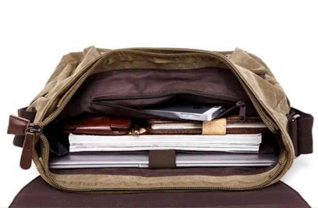 High Quality Canvas Laptop / Messenger Bag