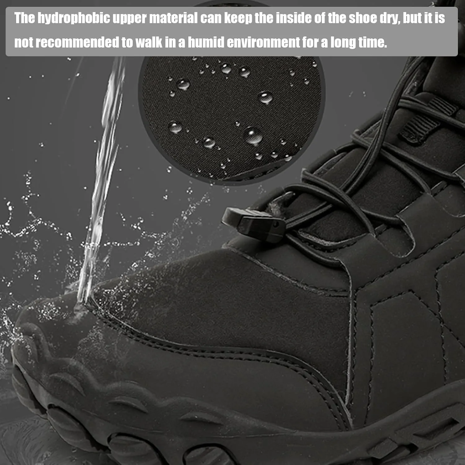 Hike Winter Footwear Barefoot Shoes Women Men, 2024 Waterproof Wide Toe Box Barefoot Shoes, Walking Boots