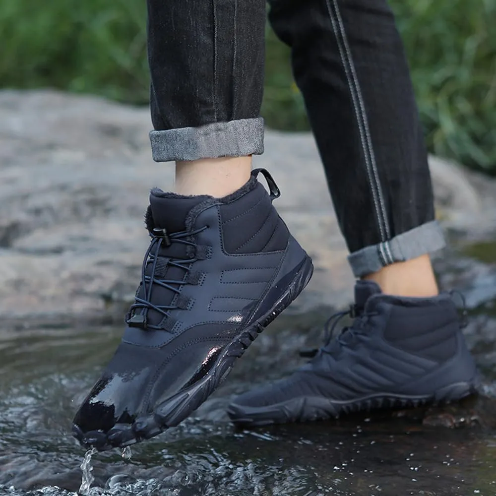 Hike Winter Footwear Barefoot Womens, Barefoot Boots, Grounded Waterproof Wide Toe Box hiking Walking Shoes For Men