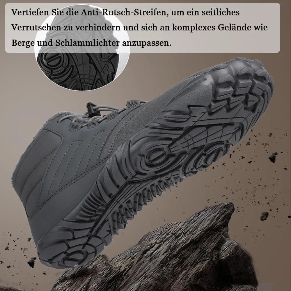 Hike Winter Footwear Barefoot Womens, Barefoot Boots, Grounded Waterproof Wide Toe Box hiking Walking Shoes For Men