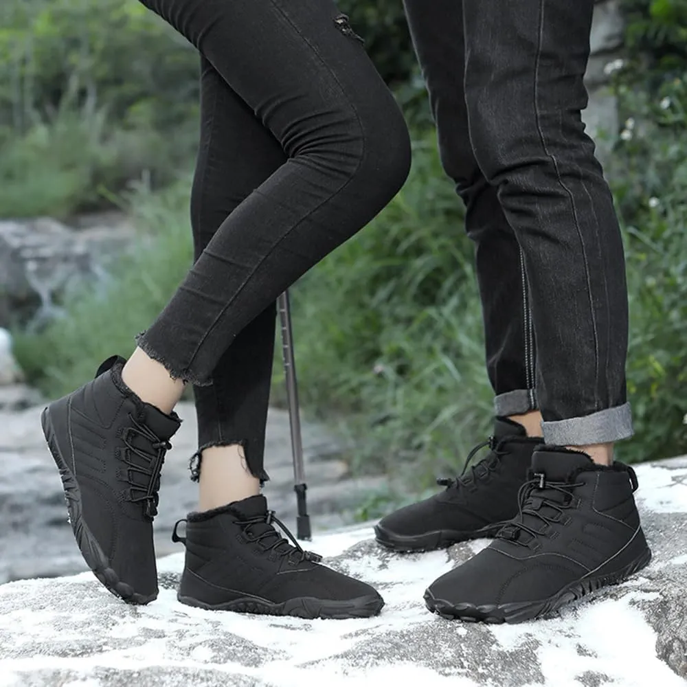 Hike Winter Footwear Barefoot Womens, Barefoot Boots, Grounded Waterproof Wide Toe Box hiking Walking Shoes For Men