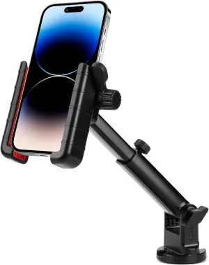 Hikeen Kayak Phone Holder, 360°Adjustable Phone Holder with Long Arm, Kayak Fishing Accessories, Kayak Phone Mount Compatible with Smartphone from 4''-7''