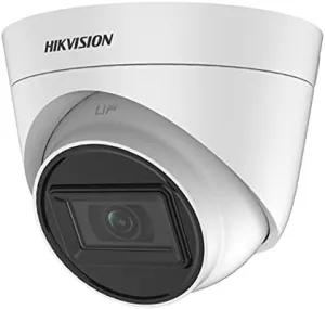 Hikvision DS-2CE78H0T-IT3F 5MP Turbo HD Analog IR Outdoor Security Dome Camera 2.8mm Fixed Lens, 4-in-1 switchable Video Output, DC12V, BNC Connector