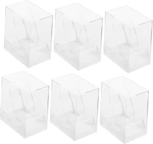 Homoyoyo 6 Pack Watch Display Boxes Watch Storage Packaging Case Strap Holder for Men Women Boys and Girls