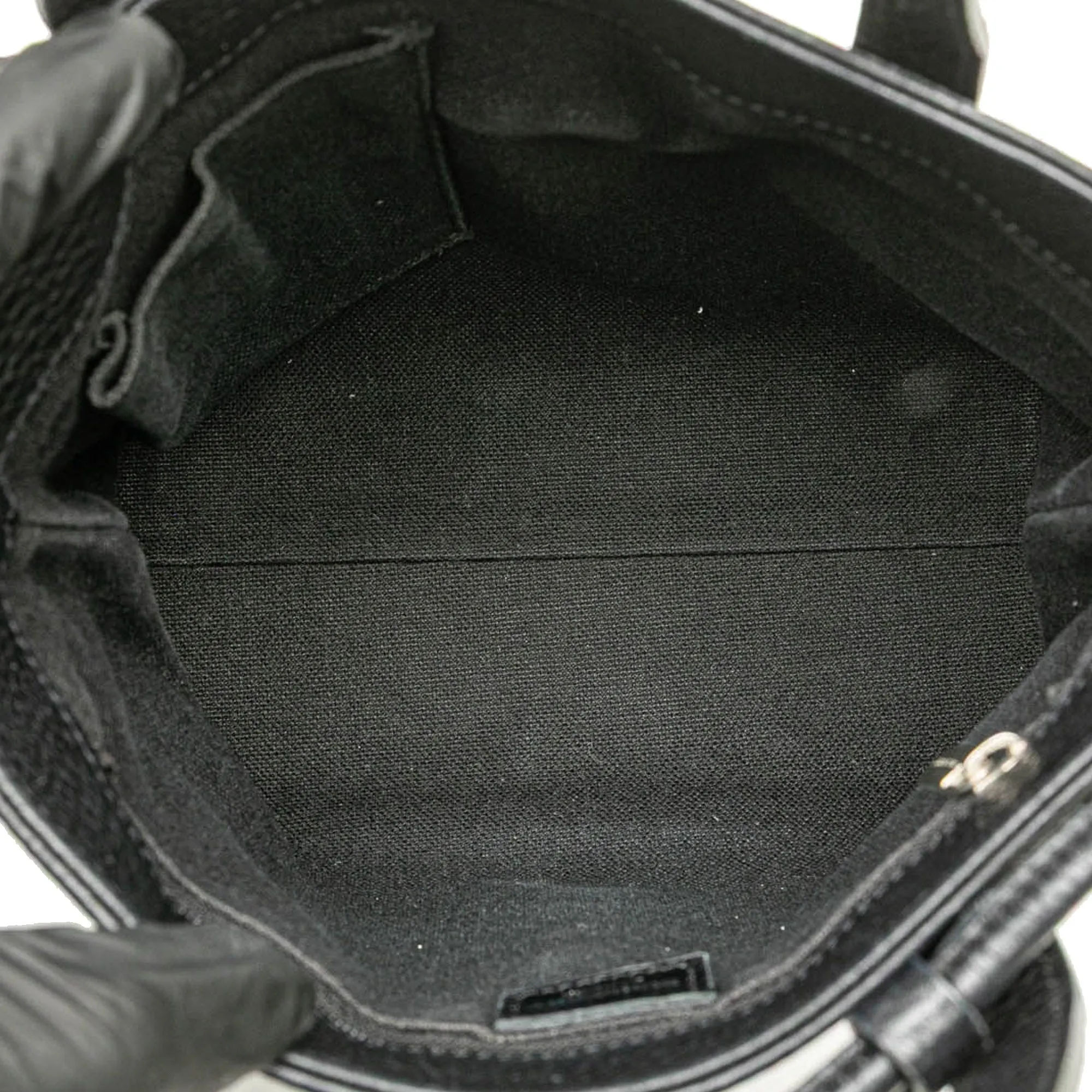 House Check Trimmed Leather Handbag