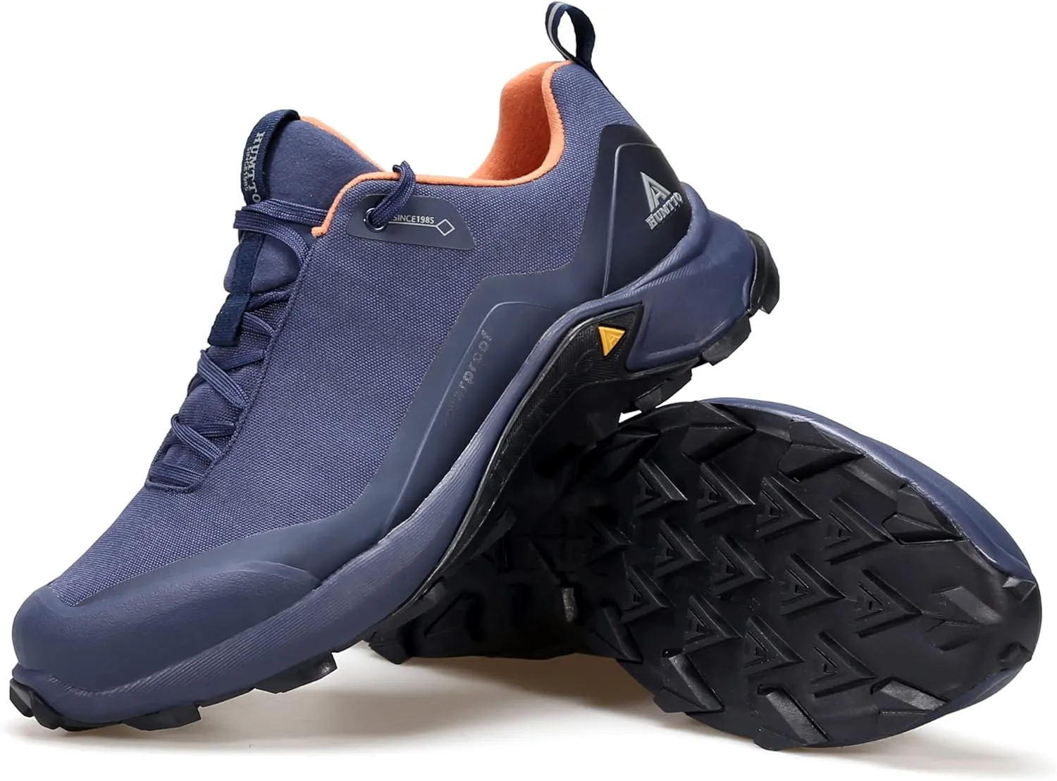 HUMTTO Men's All-Terrain Waterproof Hiking Shoes Lightweight Breathable Trekking Anti Slip Outdoor Trails Shoes