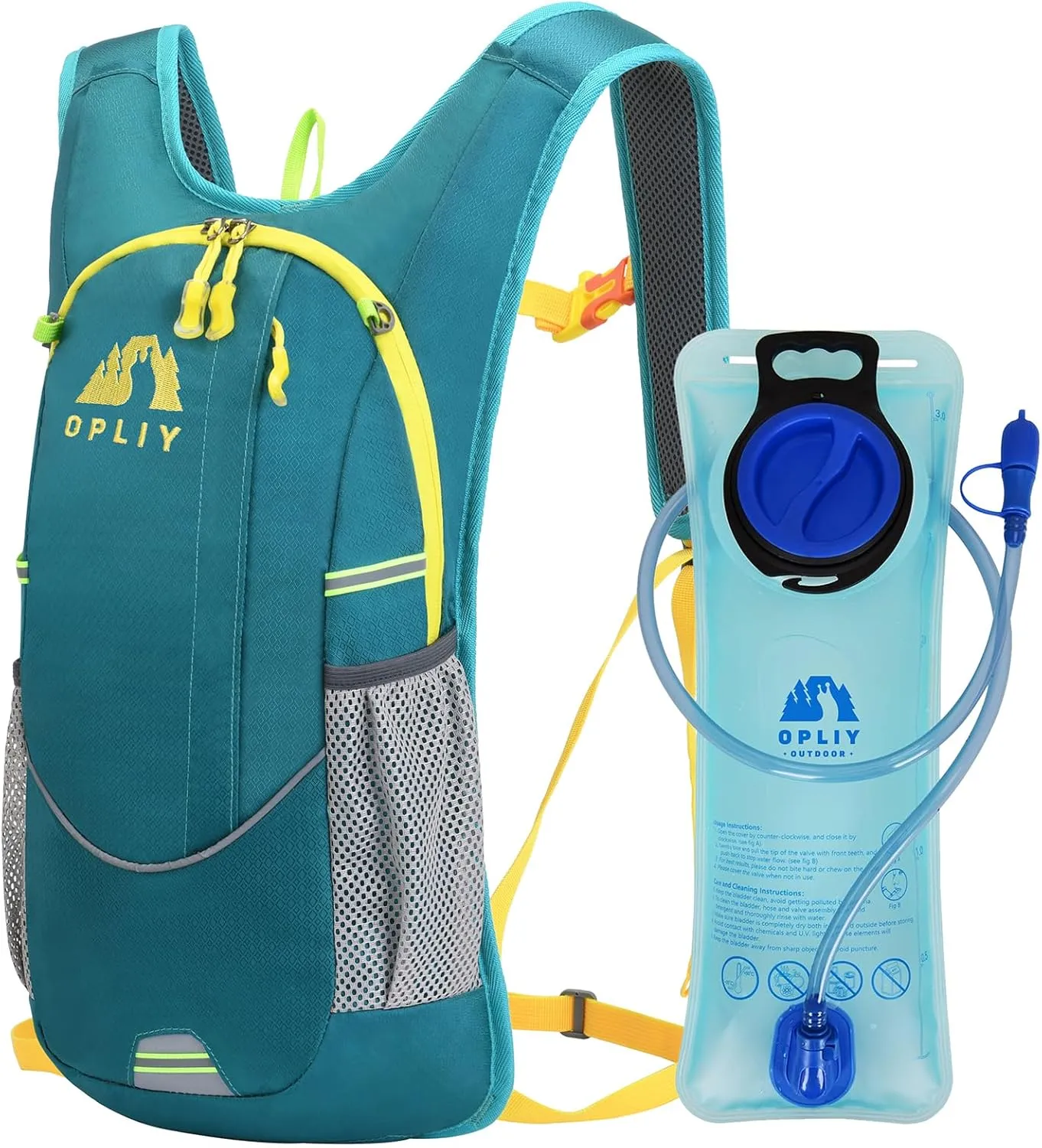 Hydration Pack,Hydration Backpack with 2L Hydration Bladder Lightweight Running Water Backpack for Women Men