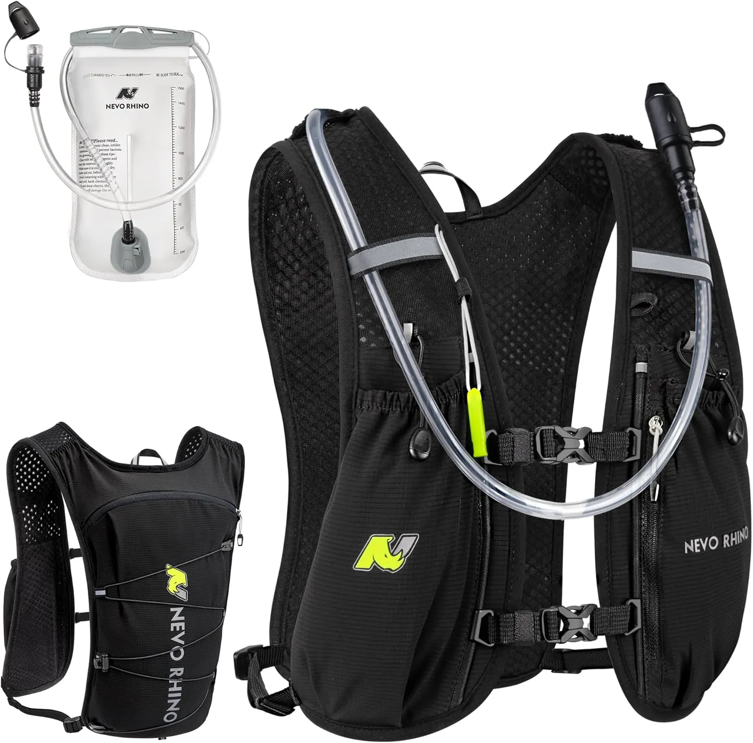 Hydration Running Vest for Women, Water Vest Backpack 5L Small, Lightweight Hydration Pack Mini Vest Women for Hiking, Trail Marathon Race (Pack with 1.5L Water Bladder)
