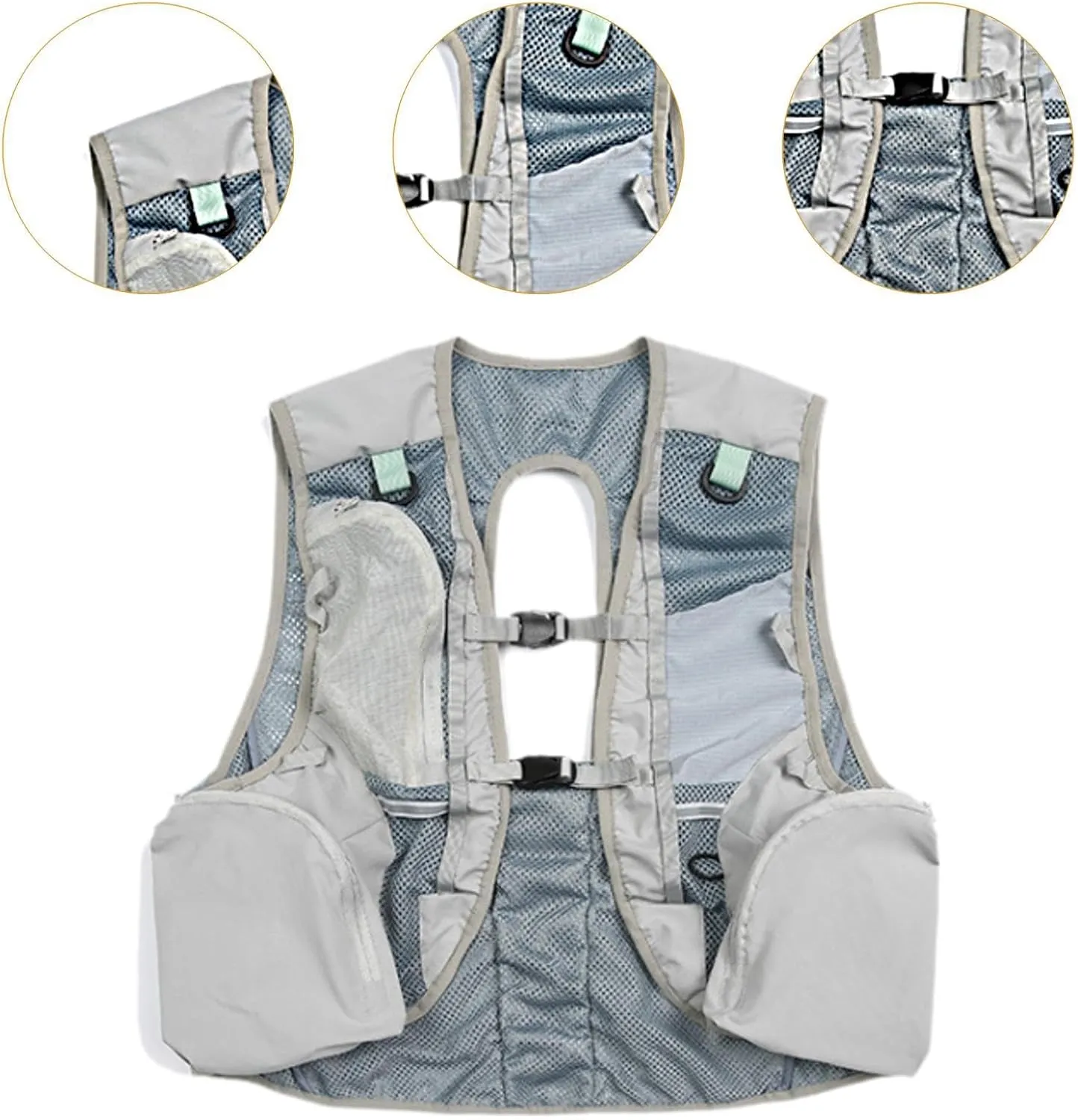 Hydration Vest Backpack Daypack Sport Bag Large Capacity Rucksack Water Pack Running Vest for Climbing Cycling Jogging Biking