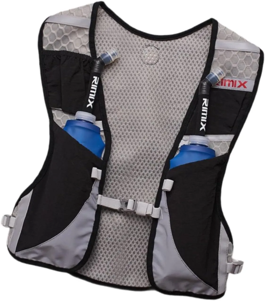 Hydration Vest Pack Backpack with 500 Ml Water Bladders for Trekking Biking