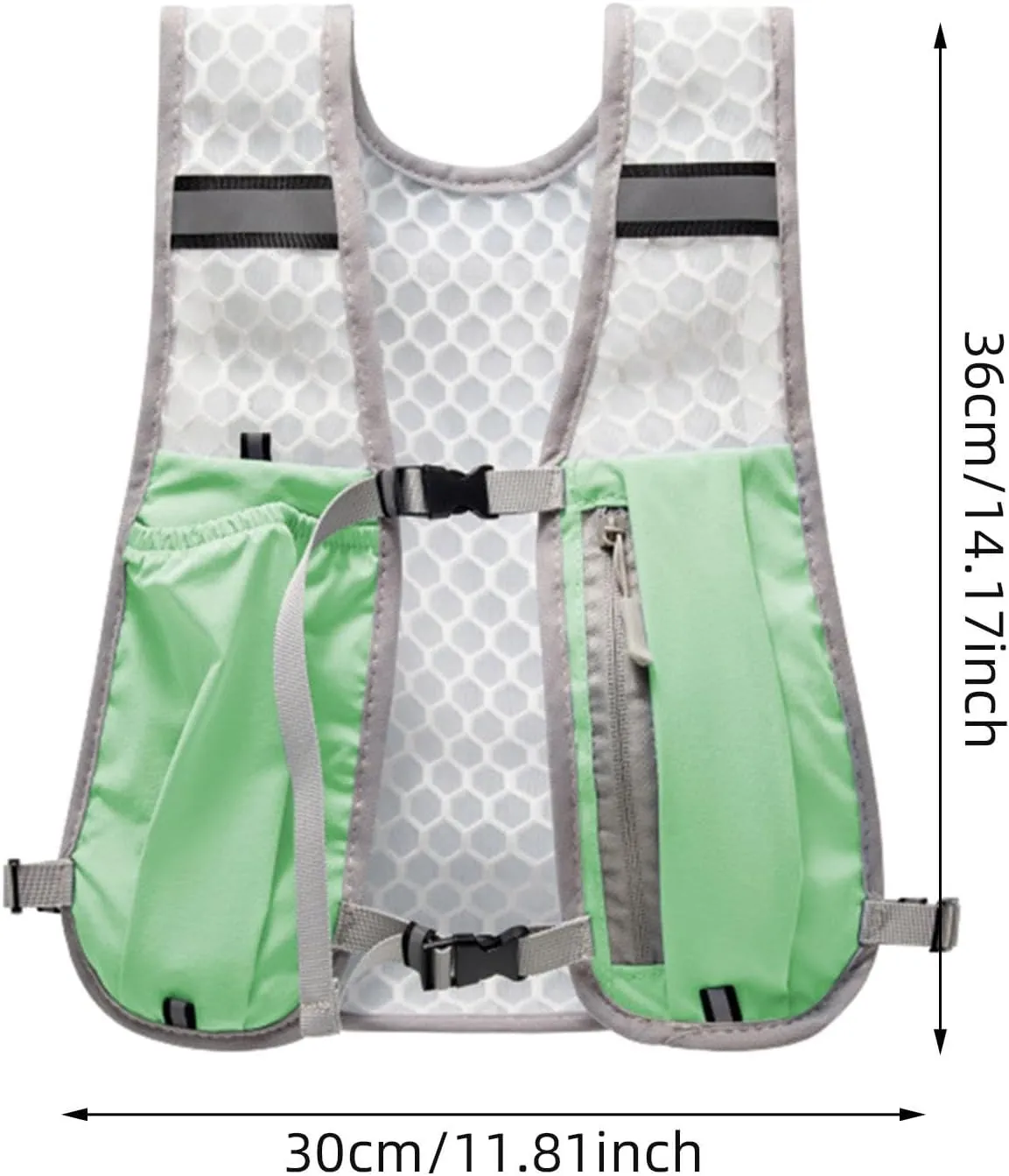 Hydration Vest Pack Sport Bag Adjustable Buckle Daypack Water Pack Running Backpack for Mountaineering Cycling Race Camping