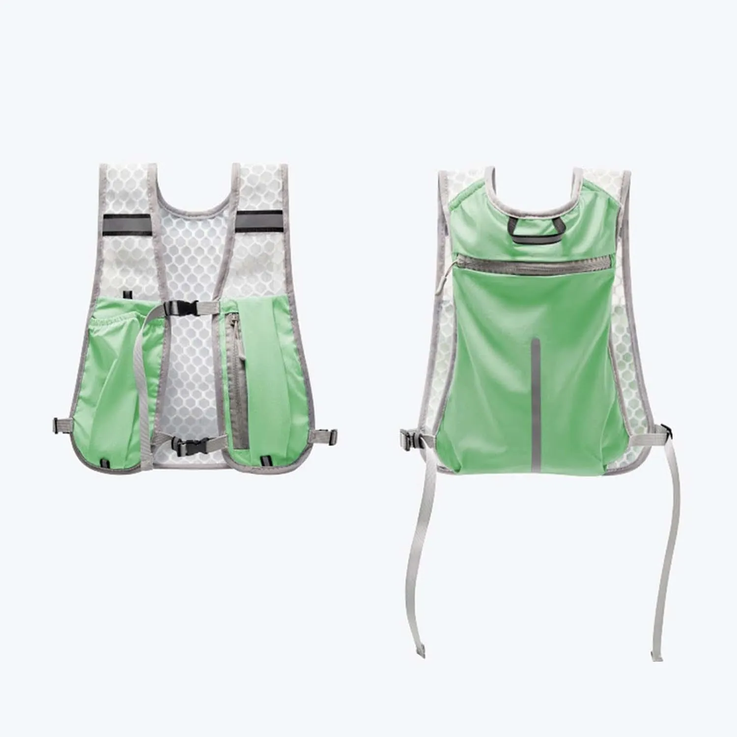 Hydration Vest Pack Sport Bag Adjustable Buckle Daypack Water Pack Running Backpack for Mountaineering Cycling Race Camping