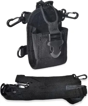 HYS Amateur Radio HT/Two Way Radio Nylon Cases, Tactical Radio Pouch/Holster, Worn on a Belt/Shoulder Strap Radio Holster for Midland Walkie Talkie Motorola Talkabout/GP88/GP328/GP328PLUS Radio