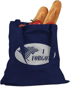 I Forgot Election 2024 I Voted Sticker Cotton Canvas Tote Bag