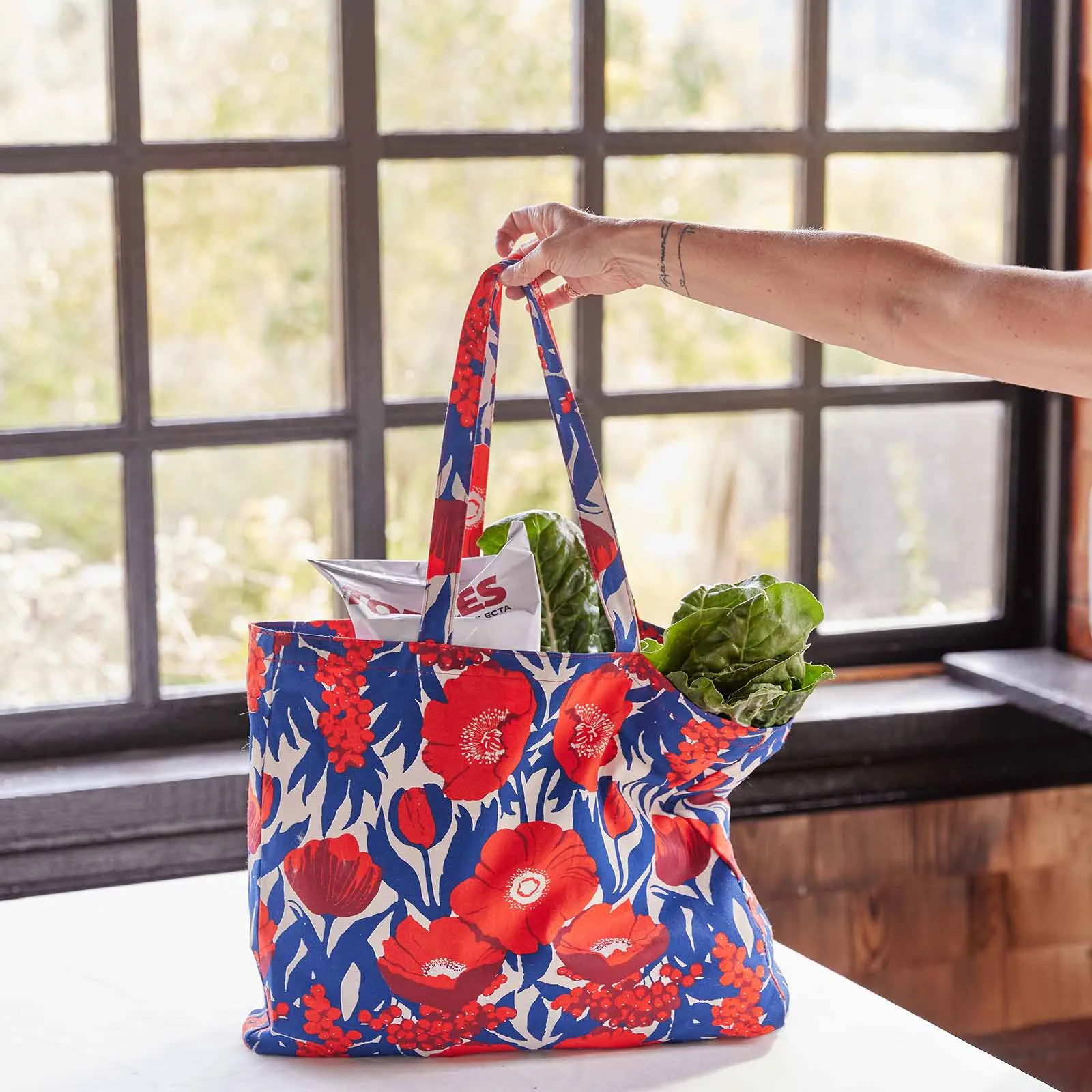 ICELANDIC POPPIES Little Shopper Tote Bag