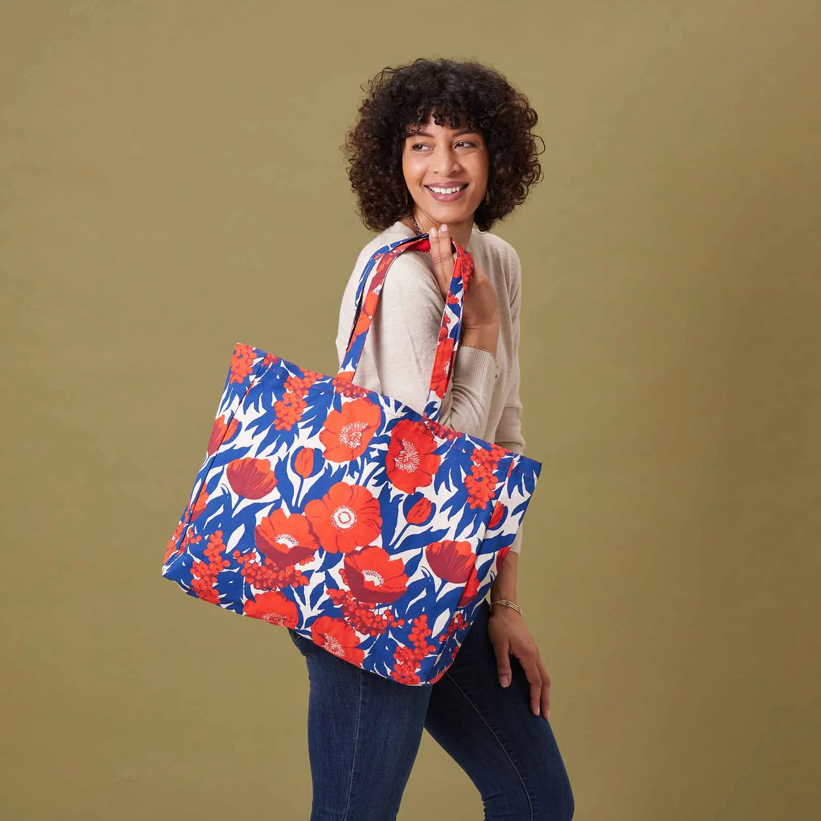ICELANDIC POPPIES Little Shopper Tote Bag