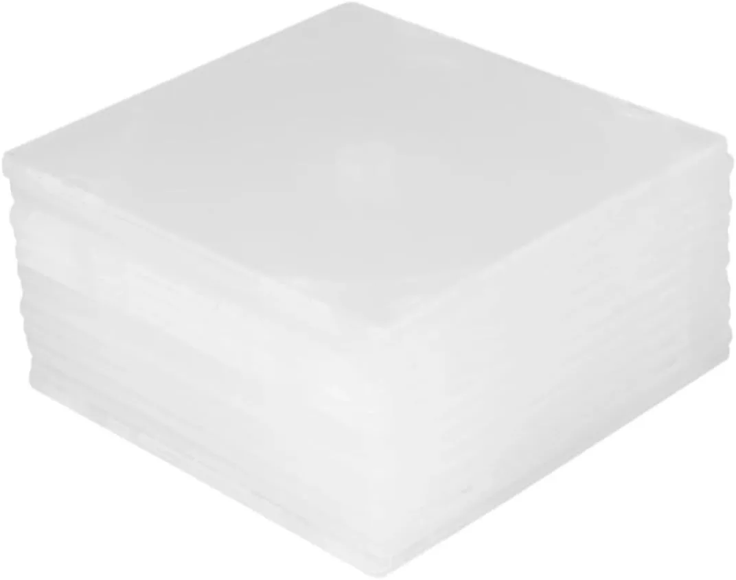 IMIKEYA 10Pcs Transparent CD Cases Plastic Dvd Holders for Transportation Protects Dvds From Scratches for Organizing Discs