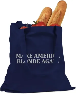 Indica Plateau Make America Blonde Again Cotton Canvas Tote Bag