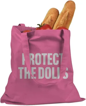 Indica Plateau Protect the Dolls Trans Women Awareness Cotton Canvas Tote Bag