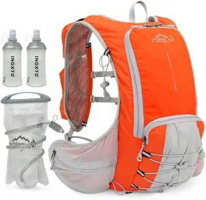 INOXTO Hydration Pack Backpack ，Water Backpack with 2L Leakproof Water Bladder, Running Hydration Vest for Man, Daypack for Cycling Motocross Climbing Trail Running