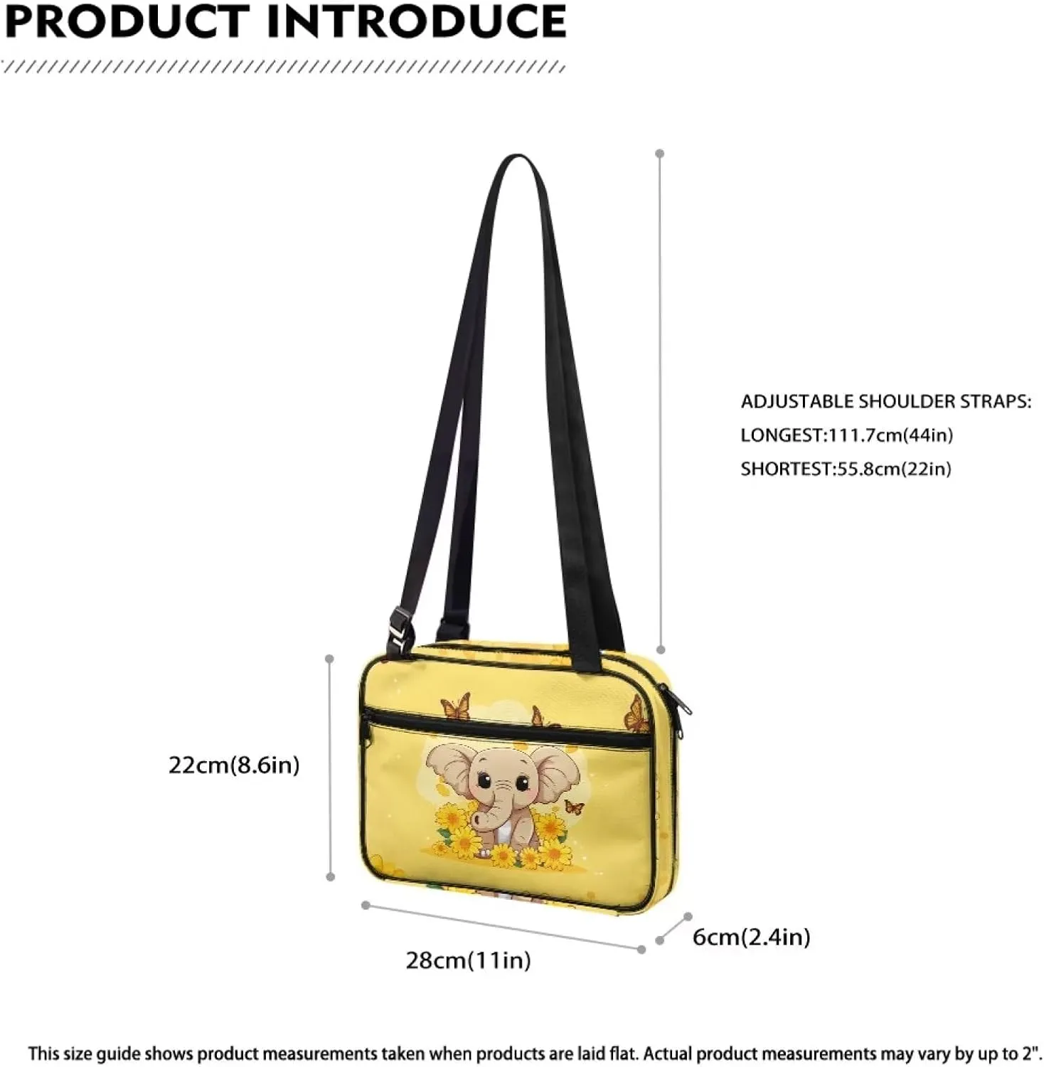 INSTANTATRS Bible Cover Large Capacity Shoulder Crossbody Bag Church Handbag with Strap Shoulder Strap for Men Women Kids