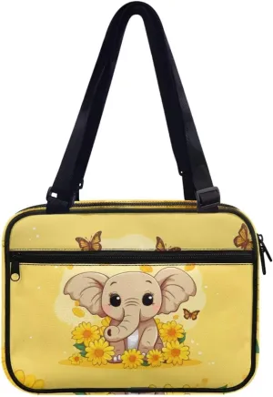 INSTANTATRS Bible Cover Large Capacity Shoulder Crossbody Bag Church Handbag with Strap Shoulder Strap for Men Women Kids