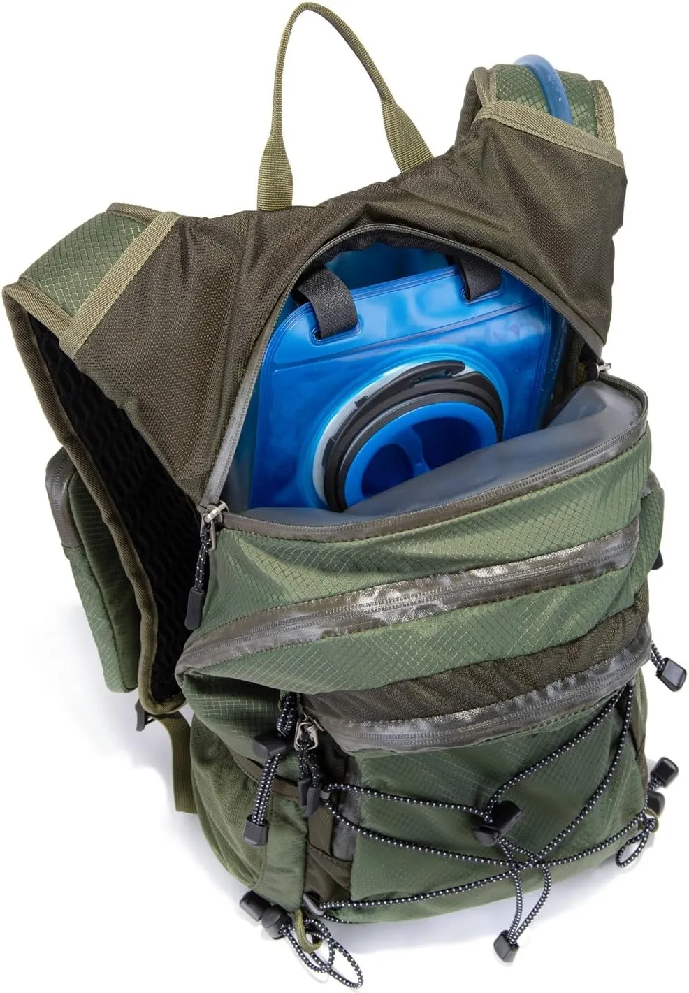 Insulated Hydration Backpack Pack with 2L Water Bladder Lightweight 22L Hiking Backpack Bag for Women Men Daypack for Hiking Running Festival Camping Biking