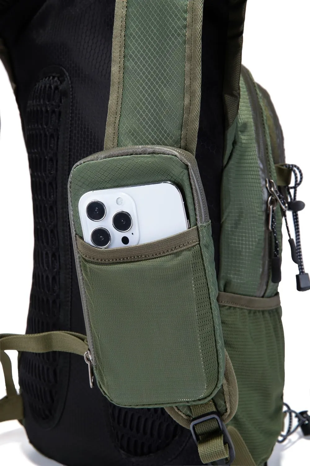 Insulated Hydration Backpack Pack with 2L Water Bladder Lightweight 22L Hiking Backpack Bag for Women Men Daypack for Hiking Running Festival Camping Biking