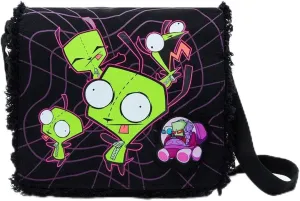 Invader Zim GIR Poses Messenger Bag GREEN NONE