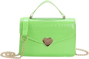 JHVYF Women Crossbody Shoulder Handbag Cute Cross-body Messenger Purse Satchel Casual Bag Evening Clutch Green